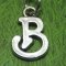 LETTER B Sterling Silver Charm - CLEARANCE