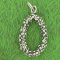 FLOWERED WREATH Sterling Silver Charm