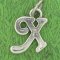 LETTER X Sterling Silver Charm - CLEARANCE