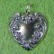 VICTORIAN HEART Sterling Silver Charm