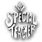 SPECIAL TEACHER APPLE Sterling Silver Charm - CLEARANCE