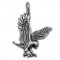 Bald Eagle Sterling Silver Charm