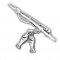 Fishing Pole Sterling Silver Charm