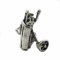 GOLF BAG & CLUBS Sterling Silver Charm