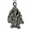 ARROWHEAD with WOLF Sterling Silver Charm