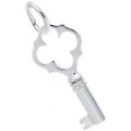 Antiique Key Sterling Silver Charm