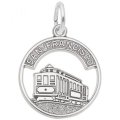 FLAT SAN FRANCISCO CABLE CAR OPEN DISC - Rembrandt Charms