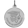 Covid-19 Graduation Sterling Silver Charm