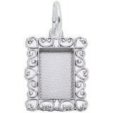 Picture Frame Sterling Silver Charm