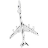 Airplane Sterling Silver Charm