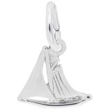 Small Sailboat Sterling Silver Charm