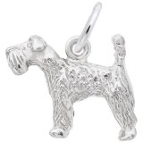 Kerry Blue Terrier Sterling Silver Charm