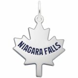 NIAGARA FALLS MAPLE LEAF LARGE - Rembrandt Charms