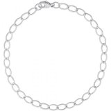 SMALL ELONGATED OVAL LINK CLASSIC BRACELET - 7 IN. - Rembrandt