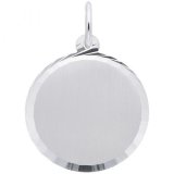 MEDIUM DIAMOND FACETED DISC - Rembrandt Charms