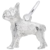 French Bulldog Sterling Silver Charm