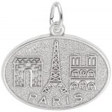 Paris Monuments Sterling Silver Charm
