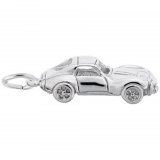 Sports Car Sterling Silver Charm