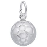 Soccer Ball Sterling Silver Charm