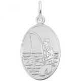 FISHERMAN OVAL DISC - Rembrandt Charms