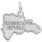 DOMINICAN REPUBLIC MAP - Rembrandt Charms