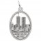 World Trade Center Sterling Silver Charm