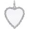 LARGE CLASSIC TWISTED ROPE HEART - Rembrandt Charms
